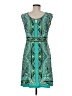 Apt. 9 Paisley Teal Cocktail Dress Size M - photo 2