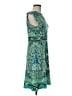 Apt. 9 Paisley Teal Cocktail Dress Size M - photo 4