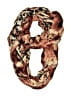 Torino 100% Polyester Brown Scarf One size - photo 1