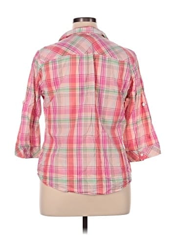 Croft & Barrow 3/4 Sleeve Button-Down Shirt (view 2)