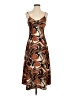 Forever 21 Paisley Brown Cocktail Dress Size S - photo 1