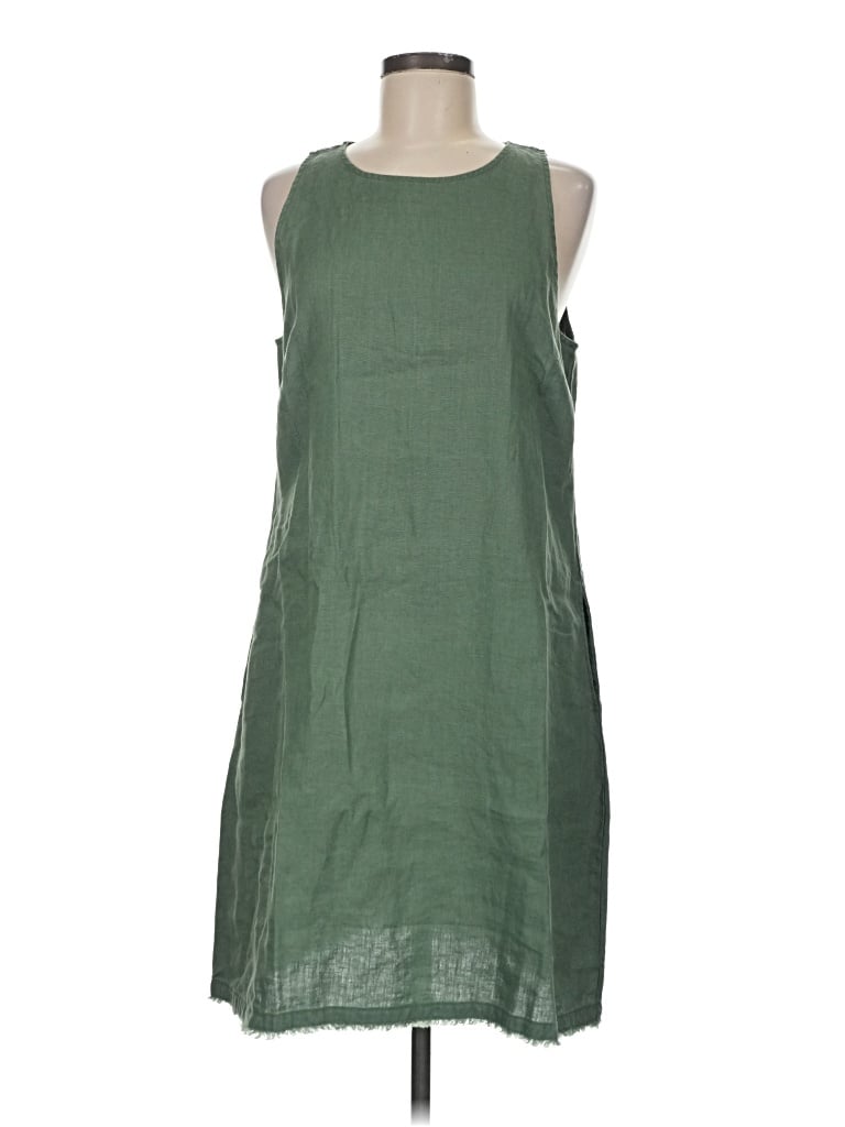 Pre-owned Garnet Hill Casual Dress In Green