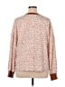 Lou & Grey Animal Print Orange Pullover Sweater Size XL - photo 2