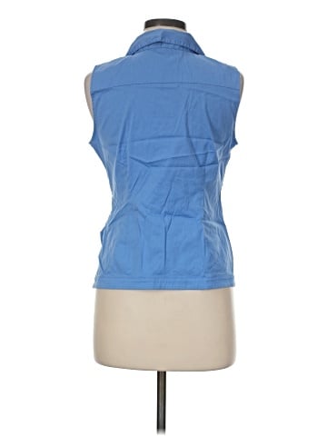White House Black Market Sleeveless Button-Down Shirt (view 2)