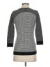 Ann Taylor LOFT 100% Cotton Houndstooth Gray Pullover Sweater Size S - photo 2