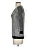 Ann Taylor LOFT 100% Cotton Houndstooth Gray Pullover Sweater Size S - photo 5