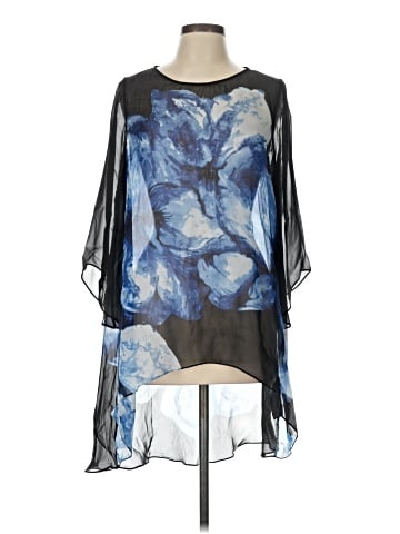 Anne Fontaine 3/4 Sleeve Silk Top (view 1)