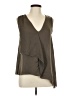 ISSI 100% Polyester Gray Sleeveless Blouse Size L - photo 1