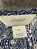 Cj Banks 100% Polyester Blue Sleeveless Blouse Size 3X - photo 7