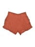 PrAna 100% Tencel Solid Orange Shorts Size M - photo 1
