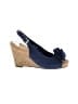 Aerosoles Blue Wedges Size 8 - photo 1