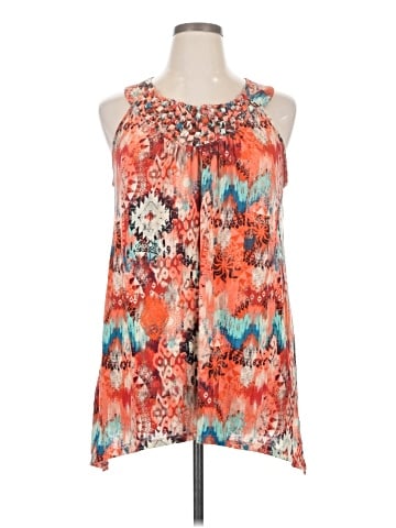 Great Northwest Indigo Sleeveless Blouse (view 1)
