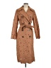 Express 100% Cotton Brown Trenchcoat Size M - photo 1