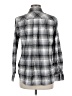 Talbots Plaid Silver Long Sleeve Button-Down Shirt Size M - photo 2