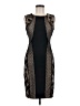 Joseph Ribkoff Chevron-herringbone Black Cocktail Dress Size 6 - photo 1