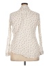 Eddie Bauer Print Ivory 3/4 Sleeve Blouse Size 2XL - photo 2