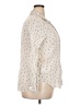 Eddie Bauer Print Ivory 3/4 Sleeve Blouse Size 2XL - photo 4