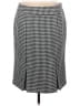 Kasper 100% Polyester Houndstooth Black Formal Skirt Size 16 - photo 1