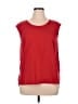 Merona 100% Polyester Red Sleeveless Top Size XL - photo 1