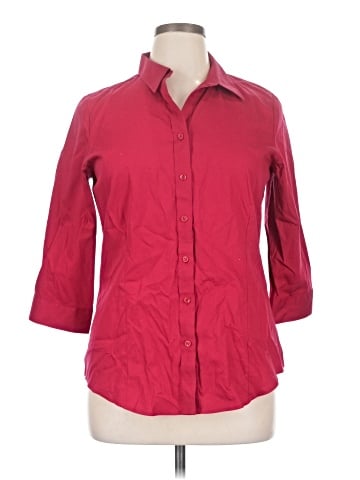 Coldwater Creek 3/4 Sleeve Button-Down Shirt (view 1)