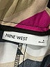 Nine West 100% Polyester Print Gold Shorts Size L - photo 3