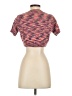 Missguided Pink Short Sleeve Top Size 2 - 4 - photo 2