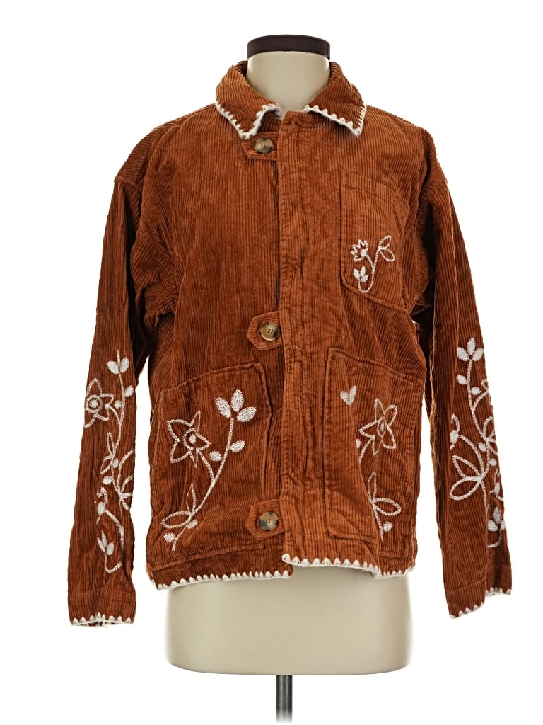 Pre-owned Jacquie The Label Cardigan Sweater In Brown