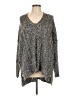 Love By Design Tweed Gray Pullover Sweater Size L - photo 1