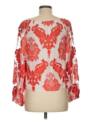 Alexis 3/4 Sleeve Silk Top (view 2)