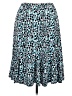 Laura Ashley Animal Print Blue Casual Skirt Size 1X - photo 1