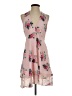 19 Cooper 100% Polyester Floral Pink Cocktail Dress Size S - photo 1