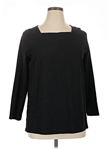 Woman Within 3/4 Sleeve T-Shirt (view 1)