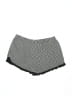 Forever 21 100% Cotton Houndstooth Black Shorts Size L - photo 2