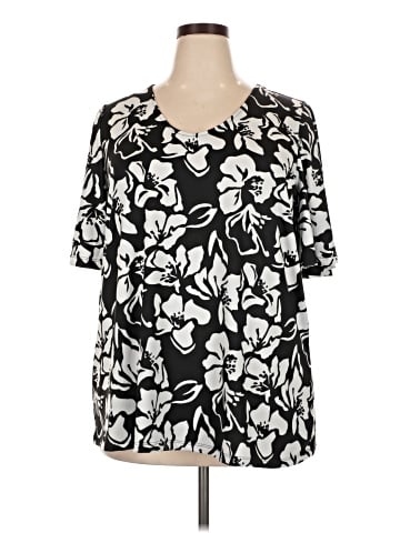 Roaman's Short Sleeve Blouse (view 1)