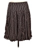 Talbots 100% Rayon Polka Dots Black Casual Skirt Size 10 Petite - photo 1