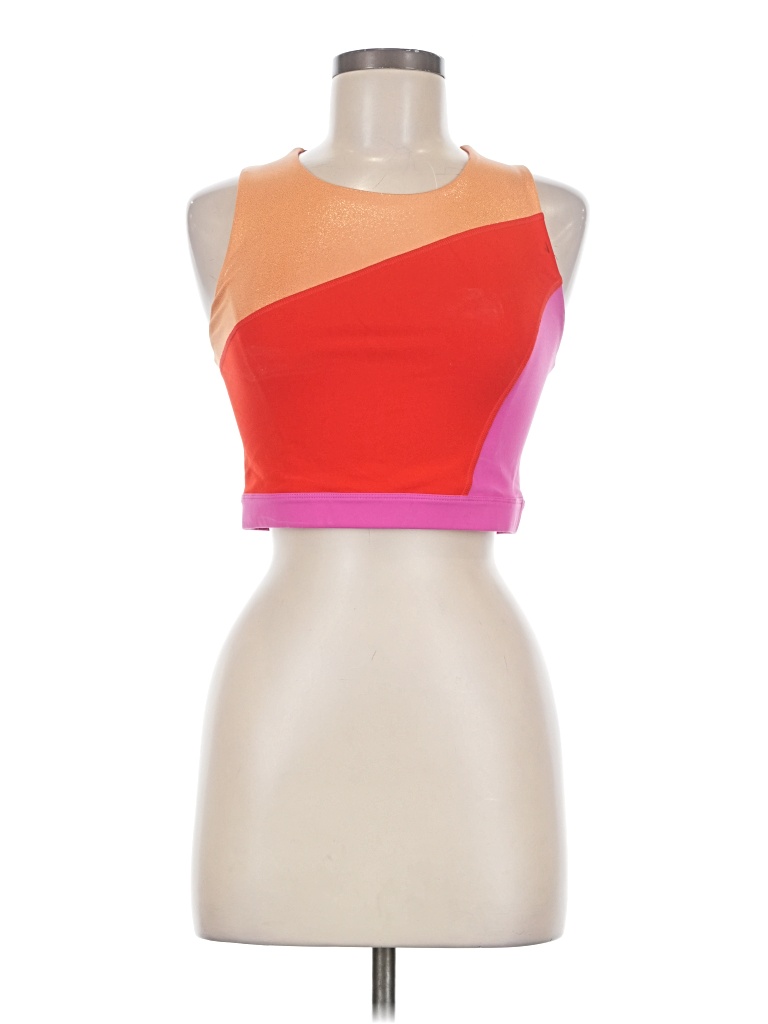 Pre-owned Joylab Tank Top Orange Strapless Neckline Tops