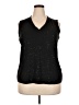 Roaman's Black Sleeveless Blouse Size 18 (L) - photo 1