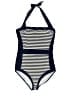 Boden Stripes Blue One Piece Swimsuit Size 14L - photo 1
