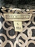 Dana Buchman Animal Print Brown Cocktail Dress Size L - photo 7