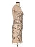 Miss Selfridge 100% Polyester Paisley Tan Cocktail Dress Size 4 - photo 4