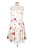 Torrid Floral Ivory Cocktail Dress Size 16 - photo 2