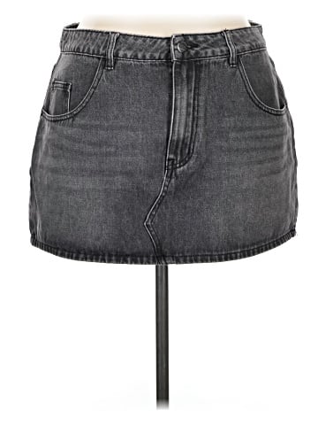 Cider Denim Skirt (view 1)