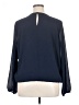 Tommy Hilfiger 100% Polyester Blue Long Sleeve Blouse Size XL - photo 2