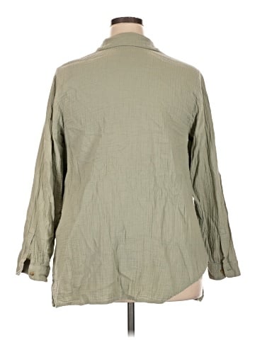 J.Jill 3/4 Sleeve Button-Down Shirt (view 2)