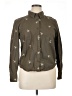 Ruby Rd. Brown Long Sleeve Button-Down Shirt Size 16 - photo 1
