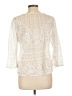 Valerie Stevens 100% Polyester Ivory 3/4 Sleeve Top Size L - photo 2