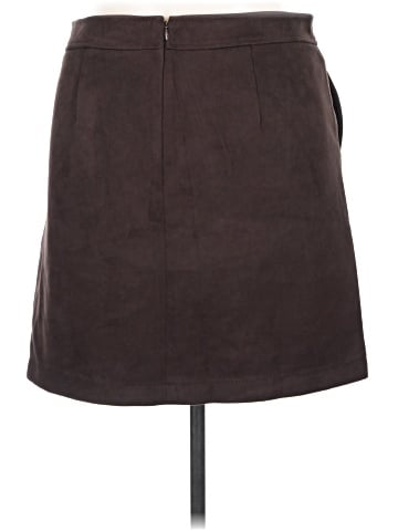 Ann Taylor LOFT Faux Leather Skirt (view 2)