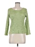 Rafael 100% Polyester Green Long Sleeve Top Size M - photo 1