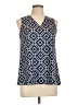 Top It Off Blue Sleeveless Blouse Size 12 - photo 1