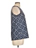 Top It Off Blue Sleeveless Blouse Size 12 - photo 4